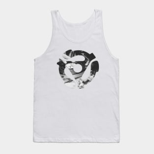 45 RPM Adapter Scratch DJ Design Tank Top